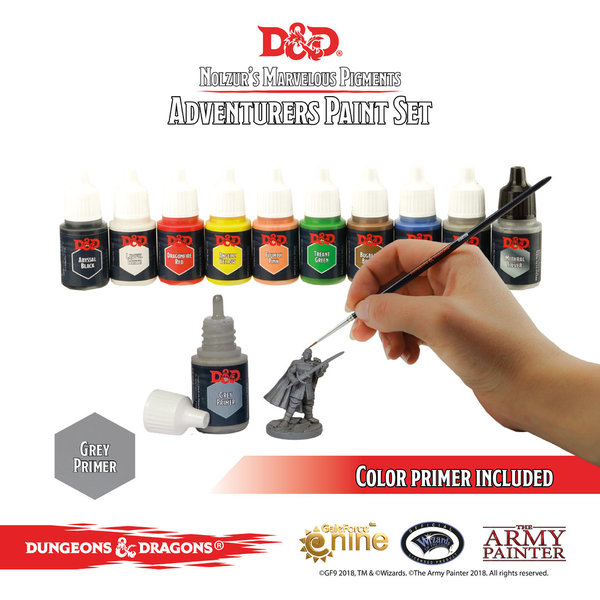 D&D: Nolzur's Marvelous Pigments - Adventurers Paint Set - The Army Painter
