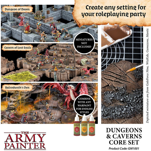 Gamemaster: Dungeons & Caverns Core Set - The Army Painter