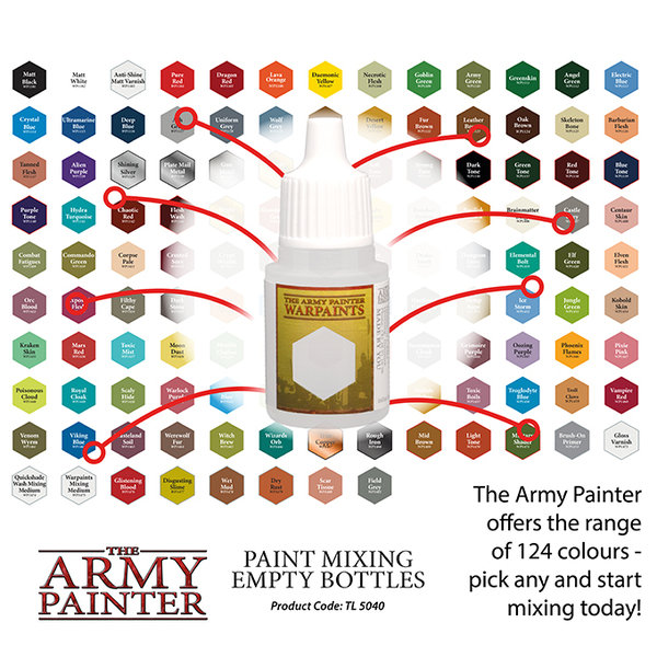 Paint Mixing Empty Bottles - The Army Painter