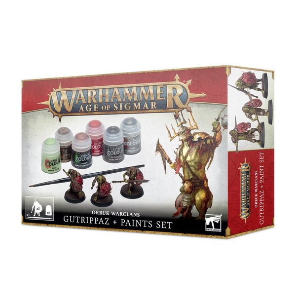 Warhammer Age of Sigmar: Gutrippaz + Paint Set